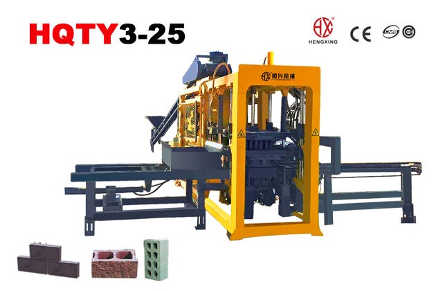 QT3-25砌塊成(cheng)型機 小型免(miǎn)燒磚機 混凝(ning)土砌塊磚機(jī)